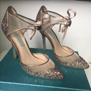Betsey Johnson Blue Wedding Collection Heels